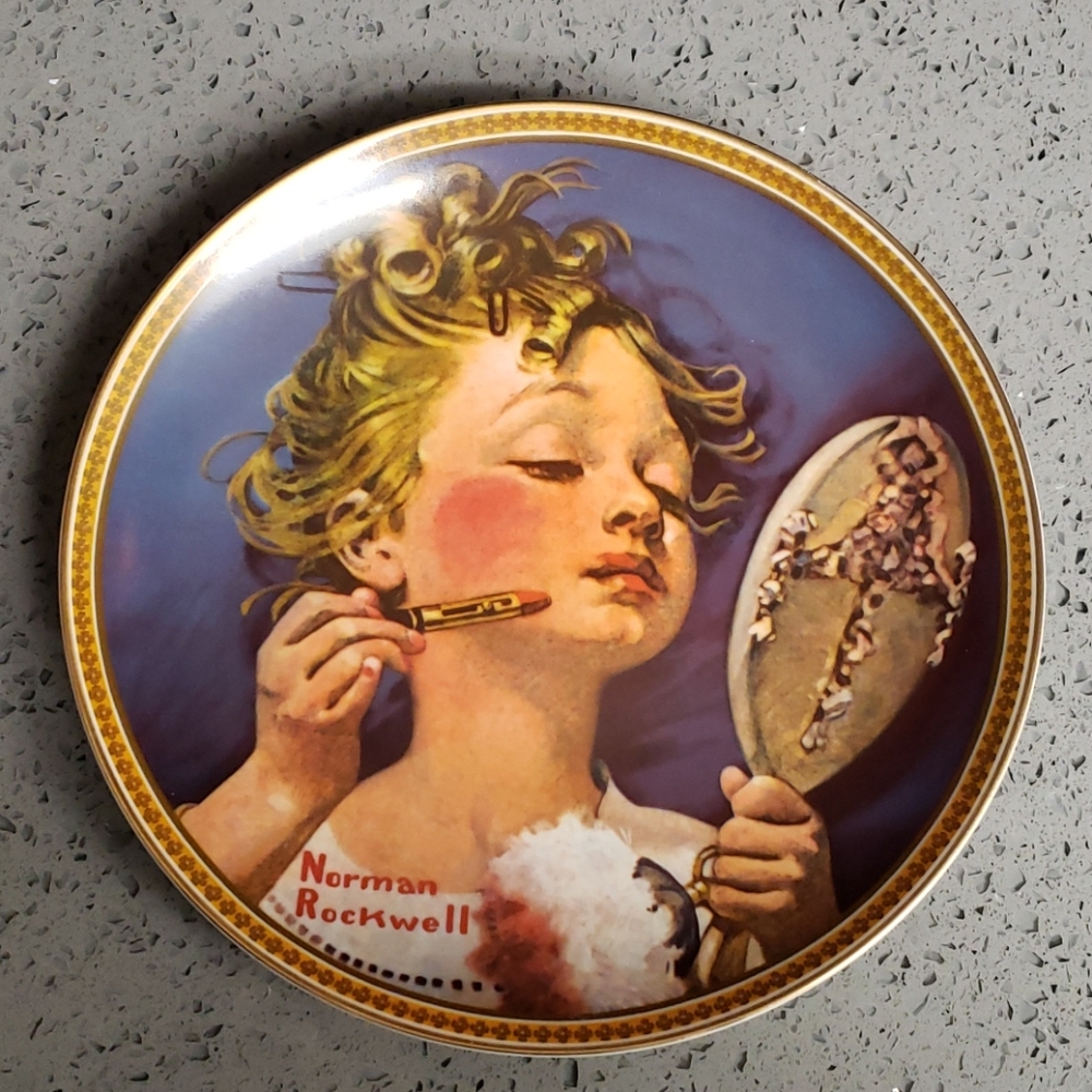 Norman Rockwell collectors plate